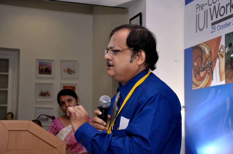 Prof Dr. Arup Kumar Majhi elaborating on queries raised